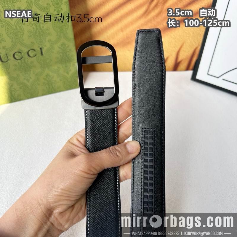 Gucci belt 35mmX100-125cm 8L91