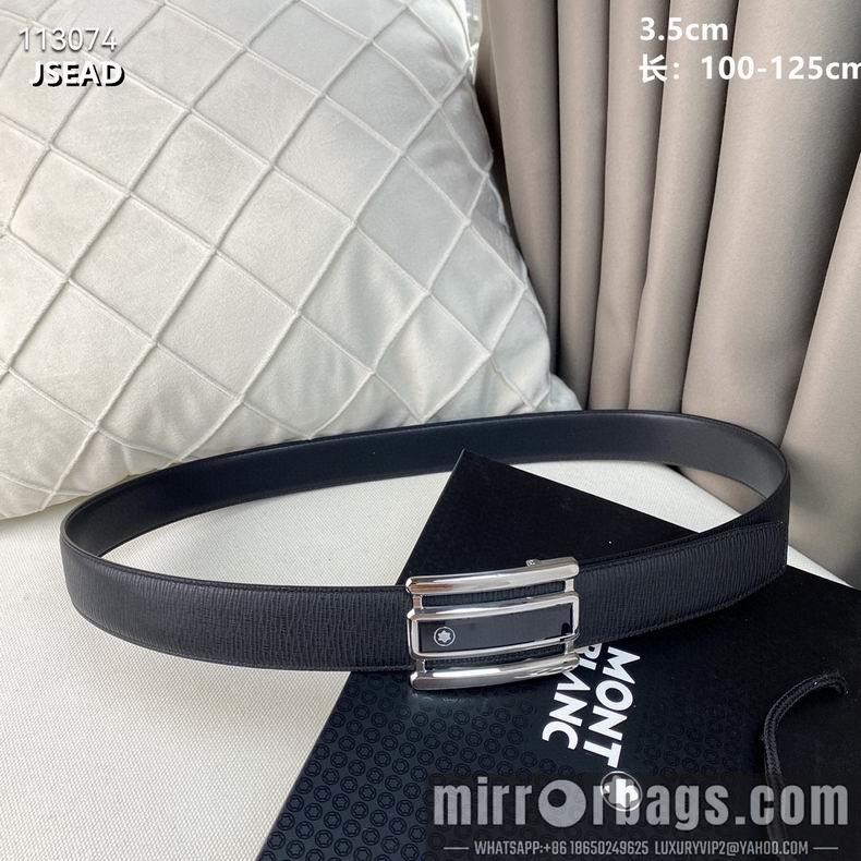 Montblanc belt自动带 35mmX100-125cm 8L03