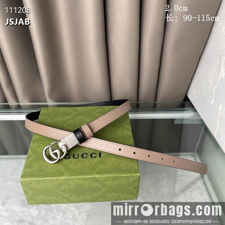 Gucci Belt 20mm 90-115cm 8L01