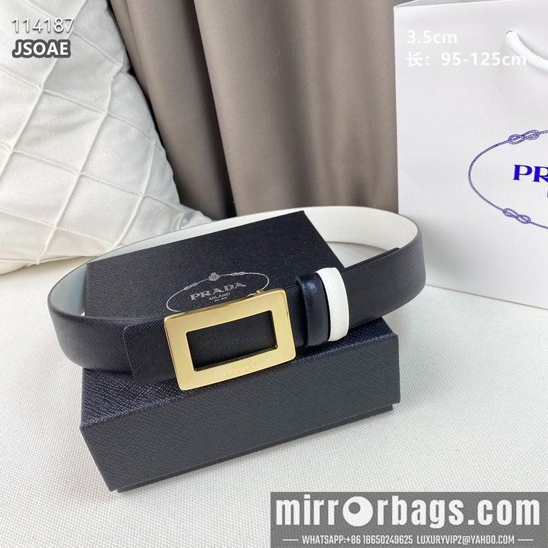 Prada belt 35mmX95-125CM 8L21