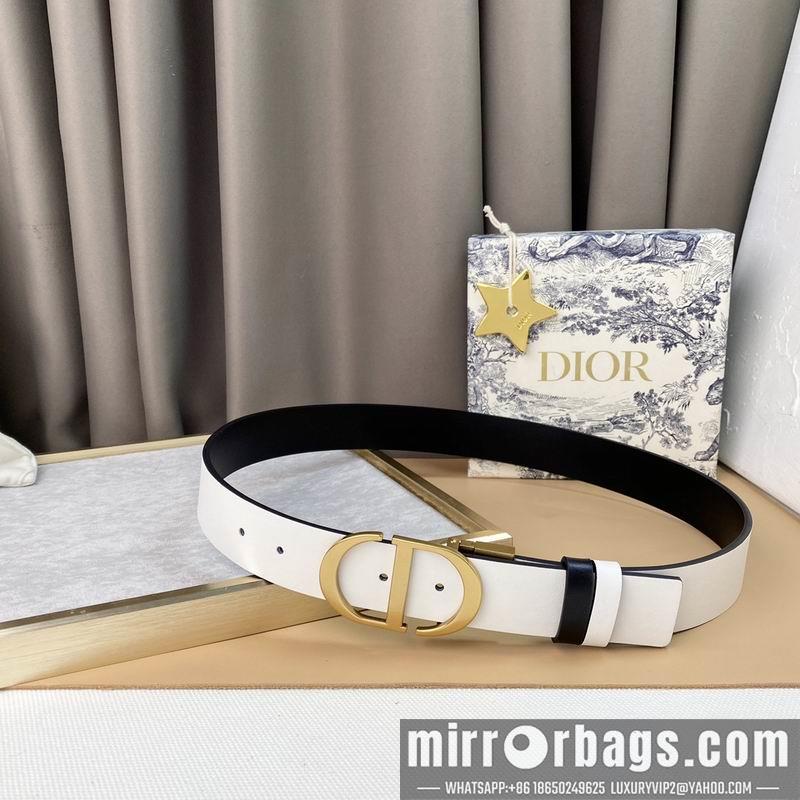 Dior belt 35mmX95-135cm 7D27