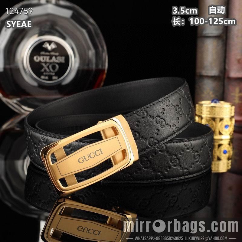 Gucci belt 35mmX100-125cm 8L19