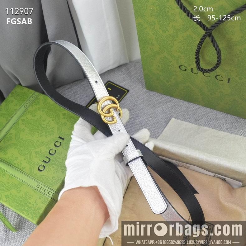 Gucci belt 20mmX95-125cm 8L02