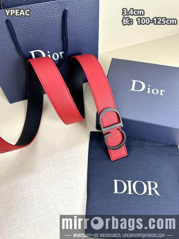 Dior belt 34mmX100-125cm 8L07