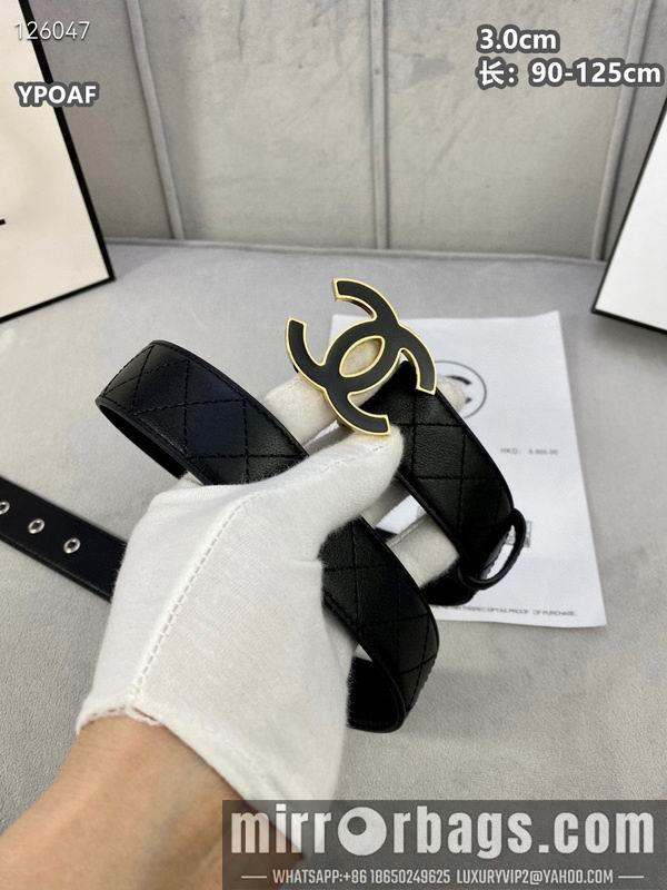 Chanel belt 30mmX90-125cm 8L12