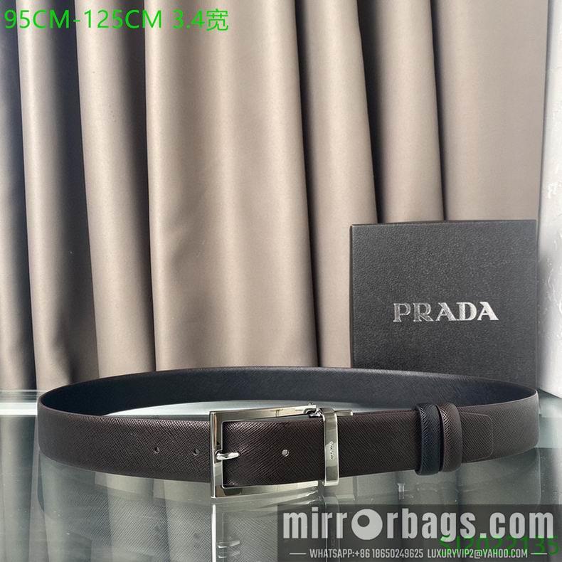 Prada Belt 34mmX95-125cm 7D01