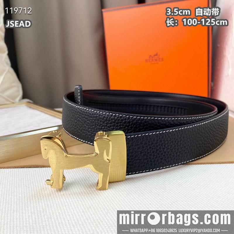 Hermes belt 自动带35mmX100-125cm 8L040801