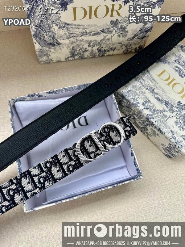 Dior belt 35mmX95-125cm 8L23