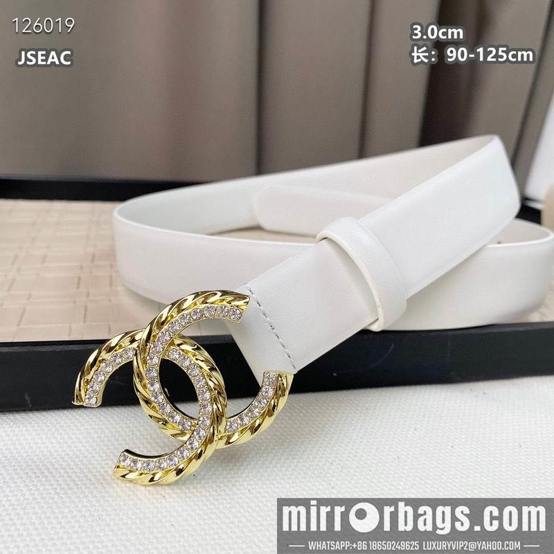 Chanel belt 30mmX90-125cm 8L18