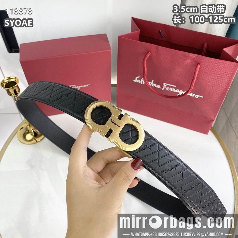 Ferragamo belt自动带 35mmX100-125cm 8L09