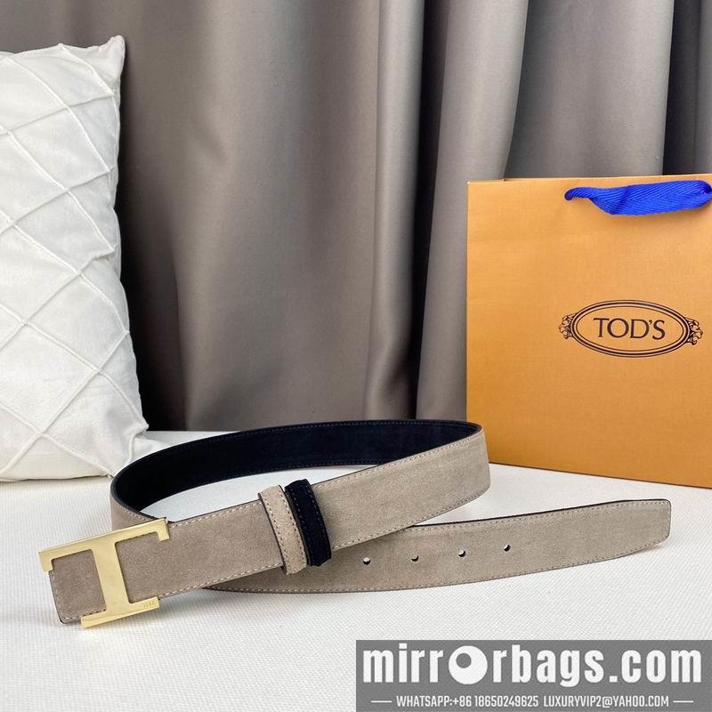 Tod's belt 34mmX95-125cm 7D02