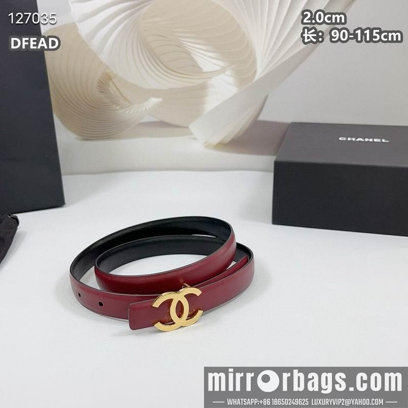 Chanel belt 20mmX90-115cm 8L11