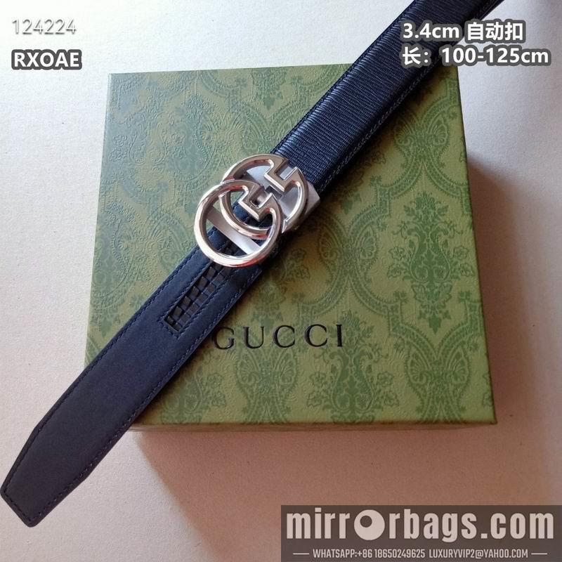 Gucci belt 34mmX100-125cm 8L22
