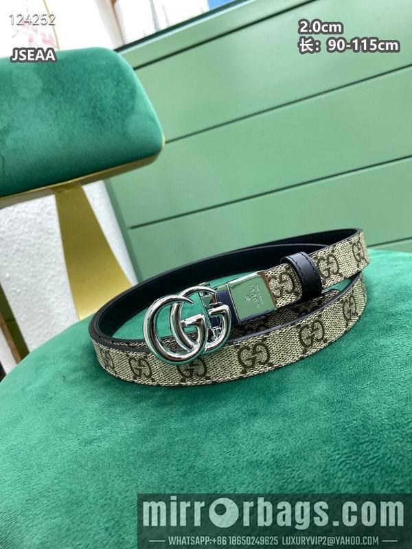 Gucci belt 20mmX90-115cm 8L22
