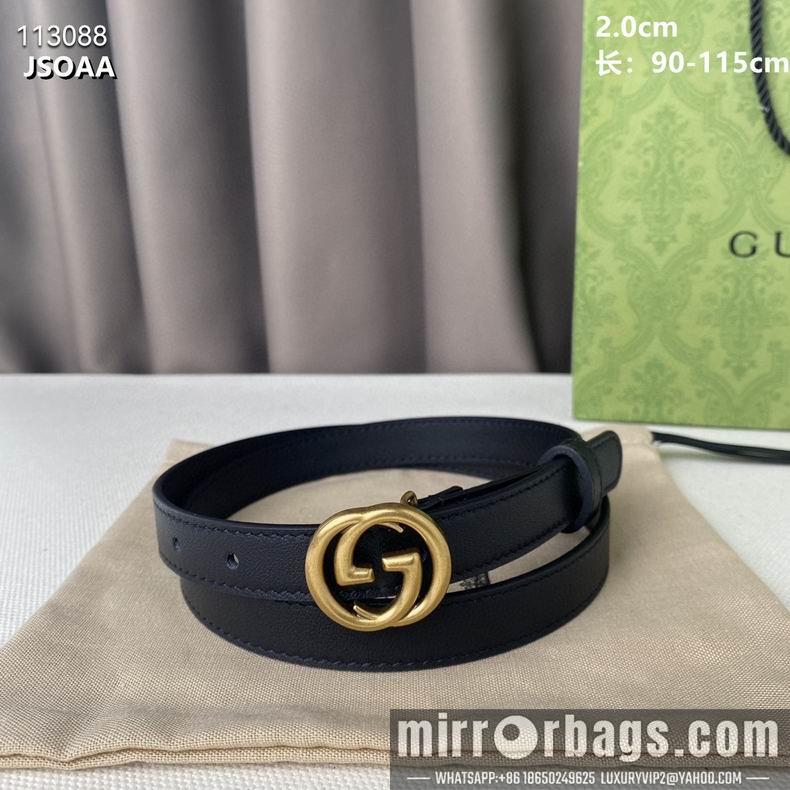Gucci belt 20mmX95-115cm 8L05