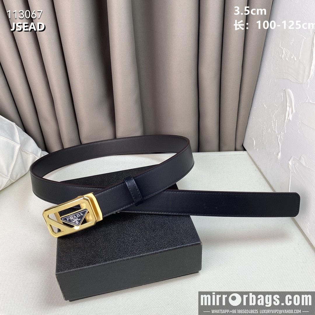 Prada belt 35mmX100-125cm 8L01