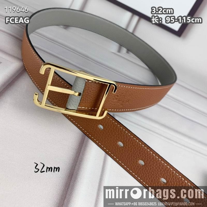 Hermes belt 32mmX95-115cm 8L040801