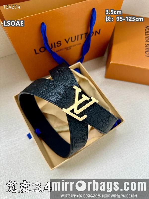 LV belt 35mmX95-125cm 8L08