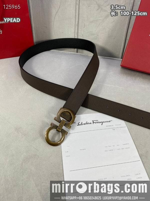Ferragamo belt 35mmX100-125cm 8L22