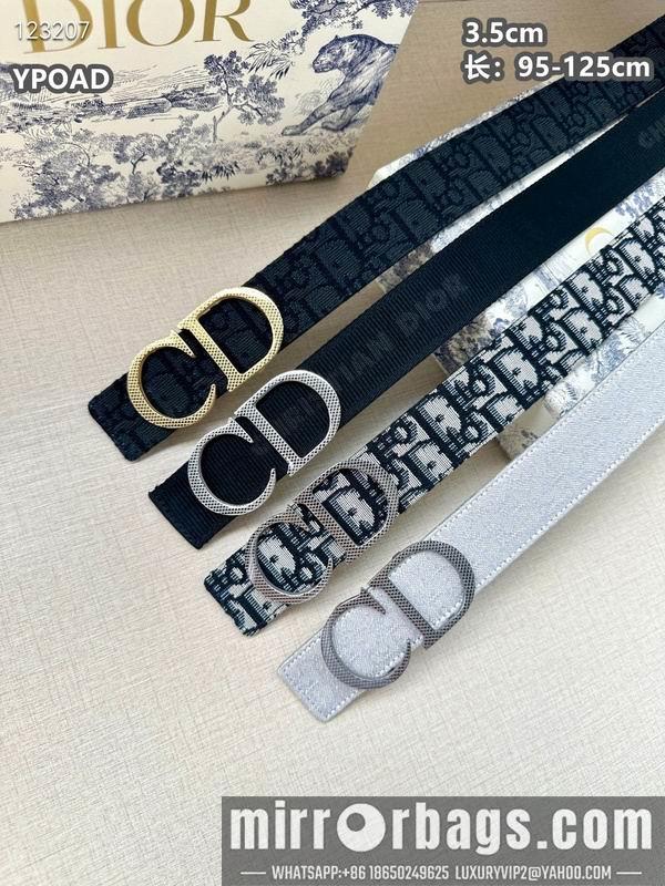 Dior belt 35mmX95-125cm 8L23