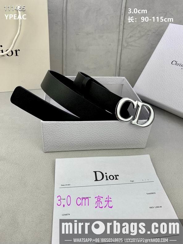 Dior Belt 30mmX90-115cm 8L07