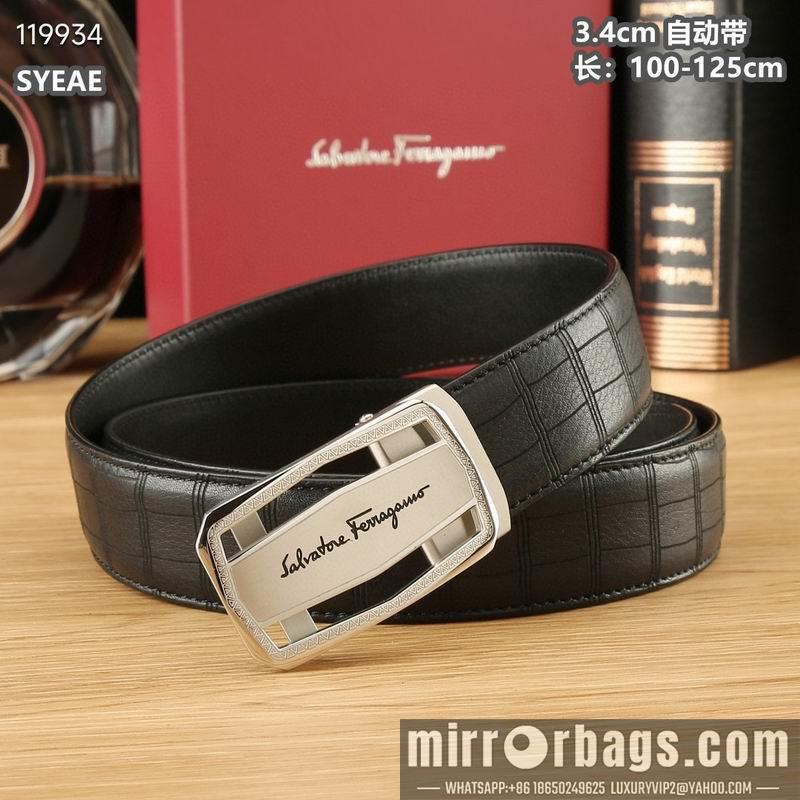 Ferragamo belt 34mmX100-125cm 8L05