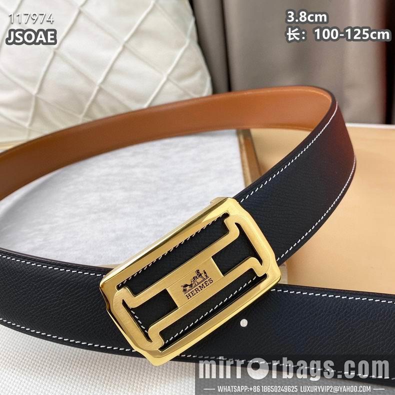 Hermes belt 38mmX100-125cm 8L010801