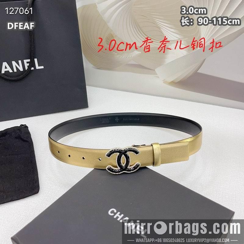Chanel belt 30mmX90-115cm 8L36