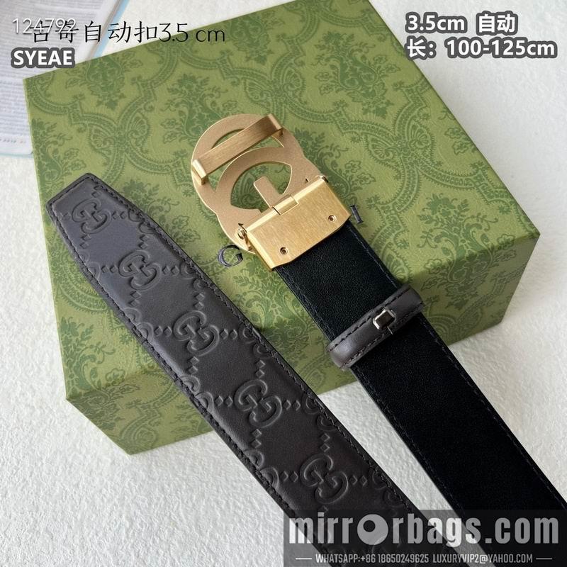 Gucci belt 35mmX100-125cm 8L17