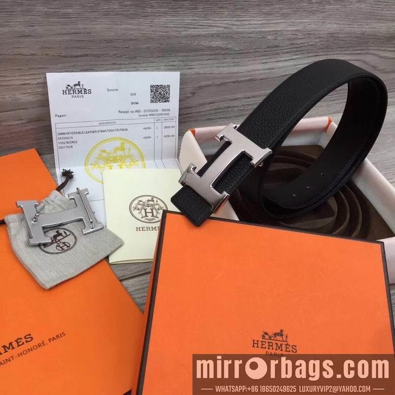 Hermes Belt 38mmX100-125cm 7D14