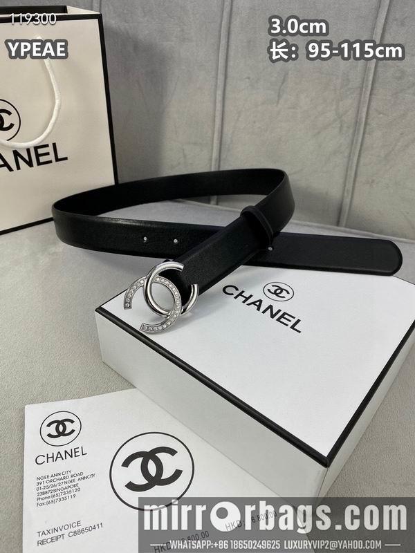Chanel belt 30mmX95-115cm 8L040803