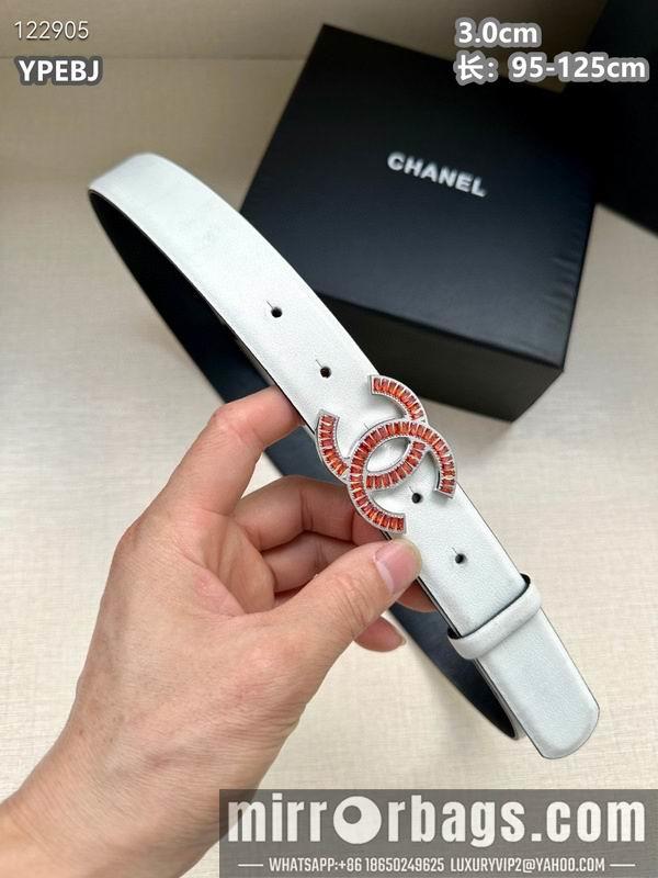 Chanel belt 30mmX95-125cm 8L26