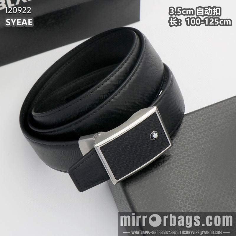 Montblanc belt 自动扣 35mmX100-125cm 8L072009