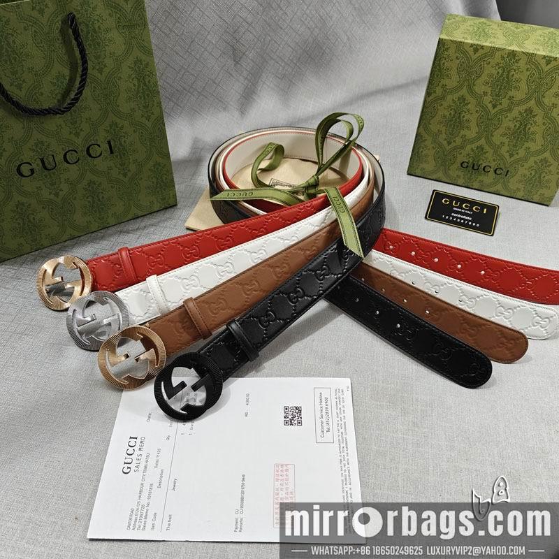 Gucci belt 38mmX90-125cm lb18