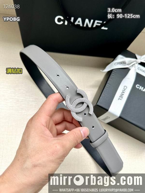 Chanel belt 30mmX90-125cm 8L11
