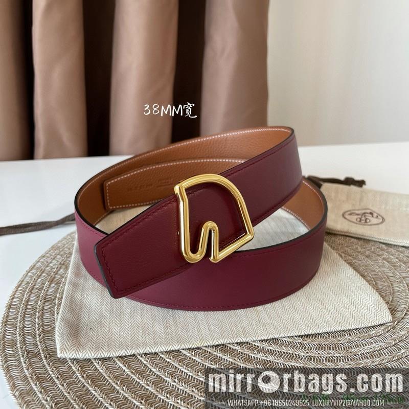 Hermes Belt 38mmX95-125cm 7D51