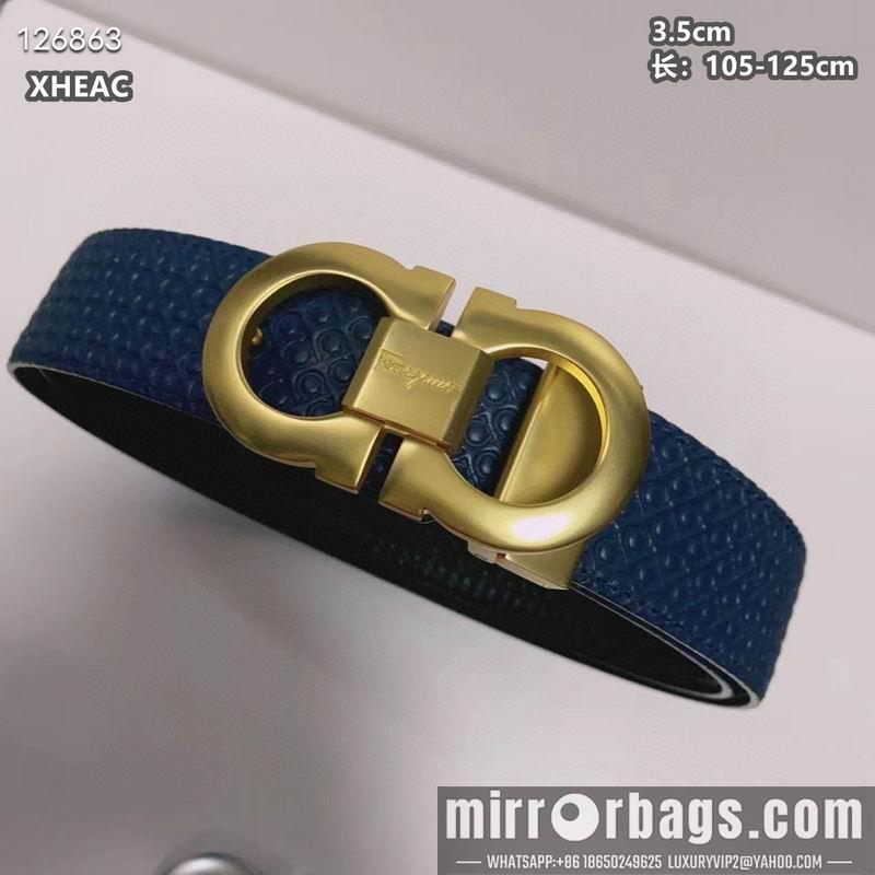 Ferragamo belt 35mmX105-125cm 8L101