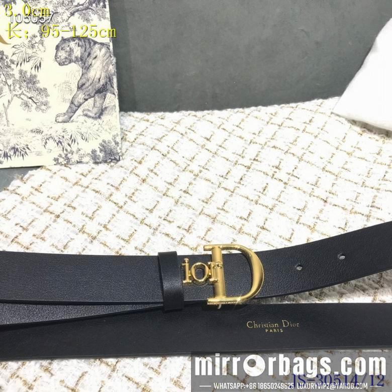 Dior Belt 30mm 95-125cm 8L06