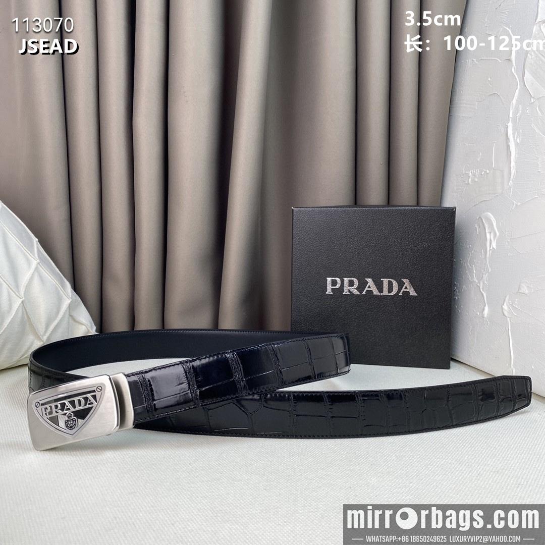 Prada belt 35mmX100-125cm 8L02