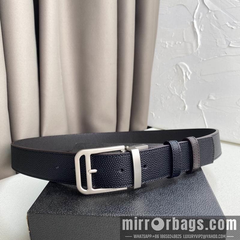 Prada belt 35mmX95-125cm 7D02