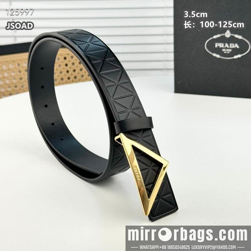 Prada belt 35mmX100-125cm 8L38