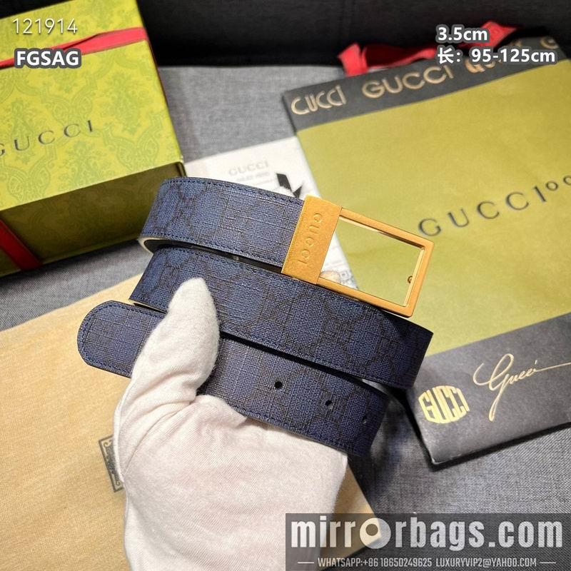 Gucci belt 35mmX95-125cm 8L01