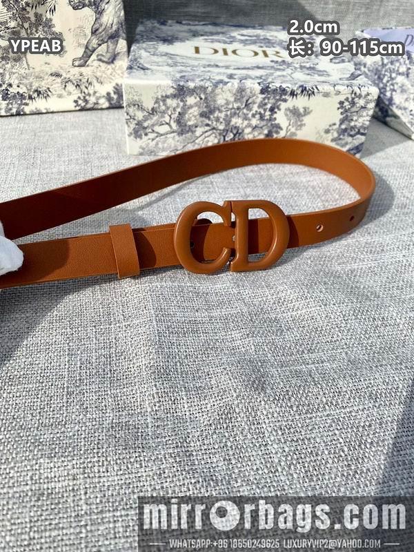 Dior belt 20mmX90-115cm 8L23