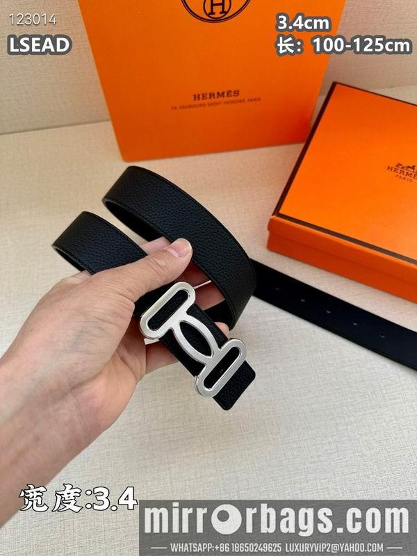 Hermes belt 34mmX100-125cm 8L07