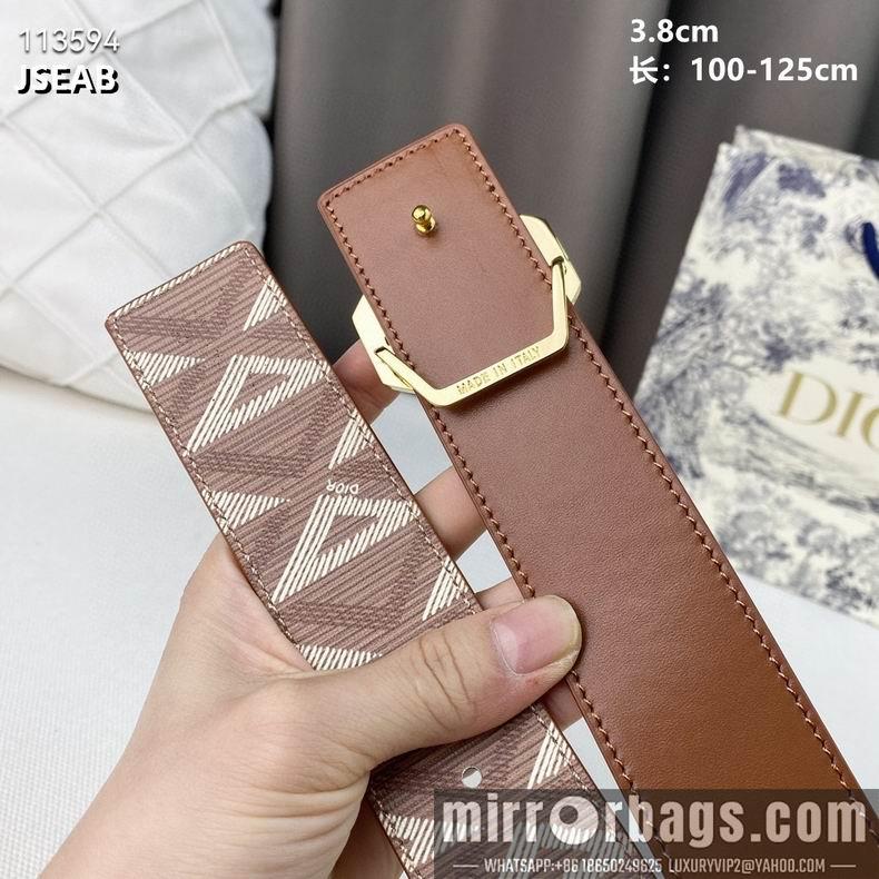 Dior belt 38mmX100-125cm 8L02