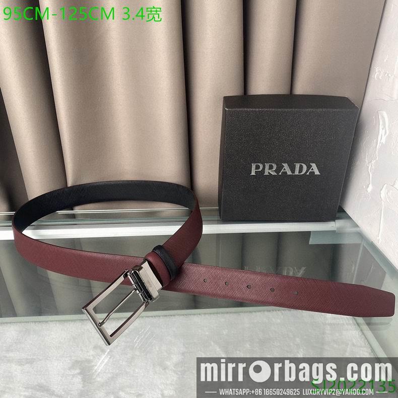Prada Belt 34mmX95-125cm 7D01