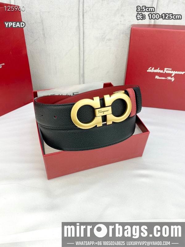 Ferragamo belt 35mmX100-125cm 8L23