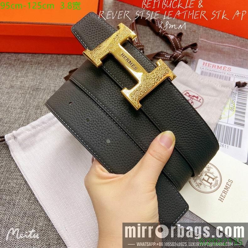 Hermes Belt 38mmX95-125cm 7D119