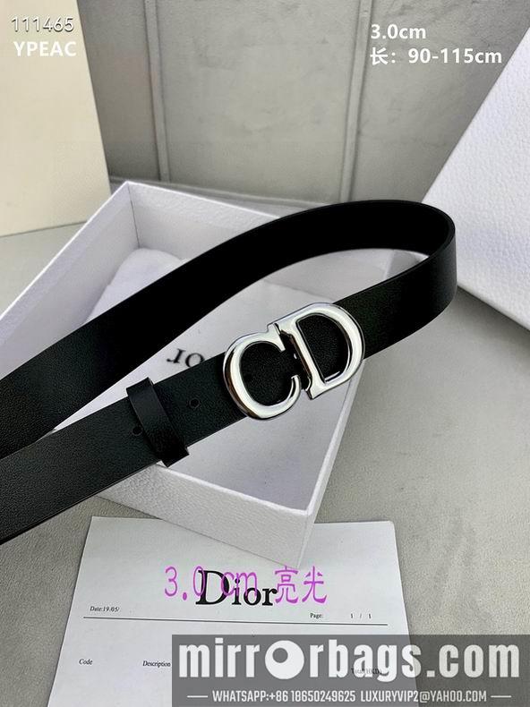Dior Belt 30mmX90-115cm 8L07