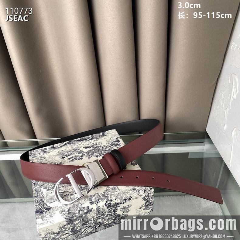 Dior Belt 30mmX95-115cm 8L08